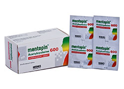 Mentopin Acetylcysteine 600 Effervescent Tablet